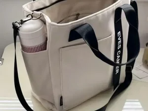 New Casual Tote Large Capacity Shoulder Bag Nylon Waterproof Canvas Handbag Simple Fashion Messenger Bags For Schoolgirl